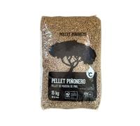 Saco de Pellet 100% Pino para Calderas y Estufas - 15Kg