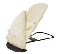 Saco + Funda para hamaca bebé Belltop compatible con hamaca BabyBjörn Soft & Bliss. Asiento bebé térmico para balancín hipoalergénico. Saco para dormir bebé (mecedora) extraíble con cremalleras -Beige
