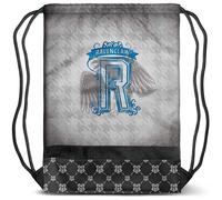 Saco Harry Potter Gris con Estampado y Cordones para Equipaje Infantil