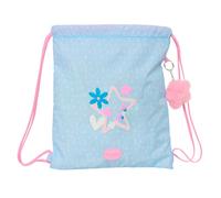 BLACKFIT8 SMILE - Mochila Saco Plano Grande, Mochila, Ideal para Niños de Diferentes Edades, Cómoda y Versátil, Calidad y Resistencia, 35x40 cm