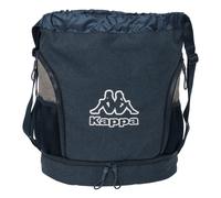KAPPA DARK NAVY - Mochila Saco, Mochila, Ideal para Niños de Diferentes Edades, Cómoda y Versátil, Calidad y Resistencia, 34x15x43 cm, Color Gris/Azul Marino Melange