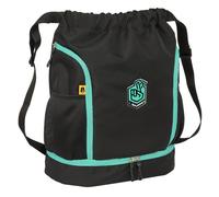 KINGS LEAGUE EL BARRIO - Mochila Saco, Mochila, Ideal para Niños de Diferentes Edades, Cómoda y Versátil, Calidad y Resistencia, 34x15x43 cm, Color Negro