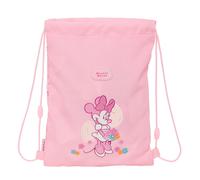 MINNIE MOUSE BABY - Mochila Saco Plano Junior, Mochila, Ideal para Niños de Diferentes Edades, Cómoda y Versátil, Calidad y Resistencia, 26x34 cm