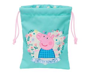 Saco Mochila PEPPA PIG Pretty Flowers, Pequeño 25 cm.