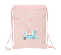 Safta PREESCOLAR JIRAFA - Mochila Saco Plano Junior, Mochila, Ideal para Niños de Diferentes Edades, Cómoda y Versátil, Calidad y Resistencia, 26x34 cm