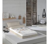 Saco Nórdico Infantil Estampado - Algodón Natural - Sin Relleno, Cama 90 - Incluye Sábana Bajera unida con Cremallera + Funda de Almohada - Toys