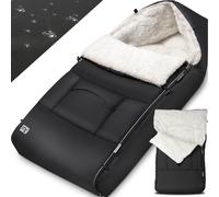 Saco para bebe cubrepiés forrado apto para cochecito gris