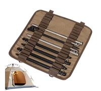 Saco para Piquetas de Tienda Impermeable Plegable y Portátil | Bolsa para Piquetes de Suelo para Senderismo Camping y Actividades al Aire Libre
