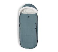 Saco para Stokke YOYO, Aqua - Capucha de forro polar con cordón, acolchado doble - Lavable a máquina a 30 °C - Incluye bolsa pequeña