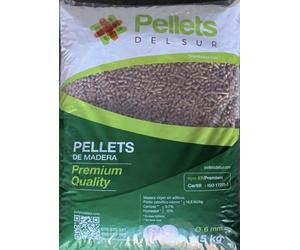 Saco Pellet 15 kg. Pellets para Estufas. Pellets de Madera 100% válido para Estufa de leña y/o Todo Tipo de Dispositivos operados con Pelle TS. Quemador de Pellet.