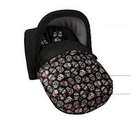 Saco Portabebé Universal Interestacional + Capota de Regalo!! Últimas unidades!!! (Lovely Skull Negro)