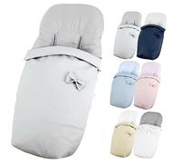 Saco Silla Paseo Universal Impermeable - Uso como Saco en Invierno o como Funda de Silla en Verano - Hecho en España por Trimatt - Color GRIS ECOPIEL