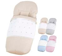Saco Silla Paseo Universal - Uso como Saco en Invierno o como Funda de Silla en Verano - Hecho en España por Trimatt - Color BEIGE