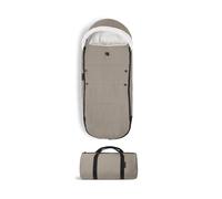 Saco para Stokke YOYO, Taupe - Capucha de forro polar con cordón, acolchado doble - Lavable a máquina a 30 °C - Incluye bolsa pequeña