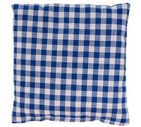 Saco térmico 12x12cm azúl y blanco | Almohadilla térmica | Pequeño cojín de semillas | Huesos de cerezas