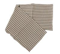 Saco térmico compartimentado en 4 con semillas de colza 60x20cm - moreno y blanco - Almohada térmica para microondas - Calor y frío - Cojín térmico con semillas