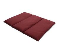 Saco térmico de semillas 40x30 cm burdeos - Almohada para la espalda o el vientre - Para microondas y horno - Semillas de grosella