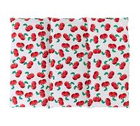 Saco térmico de semillas 40x30 cm cherry-white - Almohada para la espalda o el vientre - Para microondas y horno - Semillas de grosella