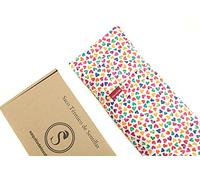 Saco Térmico de Semillas para microondas Aroma Lavanda, Azahar o Romero para aplicar Calor seco Natural 100% Algodón Agatha (Azahar, M (50 x 15 x 2 CM con Funda))