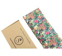 Saco Térmico de Semillas para microondas Aroma Lavanda, Azahar o Romero para aplicar Calor seco Natural 100% Algodón India ((Azahar, M (50 x 15 x 2 CM con Funda))