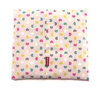 Saco Térmico de Semillas para microondas Aroma Lavanda, Azahar o Romero para aplicar Calor seco Natural con funda lavable Corazones (Azahar, L (28 x 26 x 2 CM con Funda))