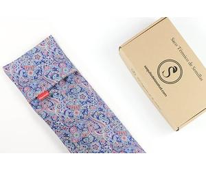 Saco Térmico de Semillas para microondas Aroma Lavanda, Azahar o Romero para aplicar Calor seco Natural 100% Algodón Cachemir (Lavanda, M (50 x 15 x 2 CM con Funda))