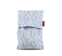 Saco Térmico de Semillas para microondas | Ayuda a Aliviar Dolores Musculares gracias al Calor Seco | Funda Lavable 100% Algodón Amor (23 x 15 CM, Aroma Romero)