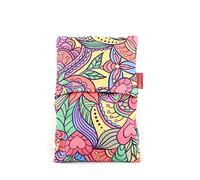 Saco Térmico de Semillas para microondas | Ayuda a Aliviar Dolores Musculares gracias al Calor Seco | Funda Lavable 100% Algodón Vitral (28 x 26 CM, Aroma Lavanda)