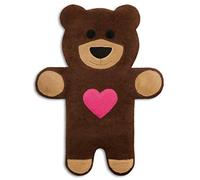 SACO TÉRMICO Leschi de semillas para microondas/para el dolor de estómago/Animal: Oso Teddy con corazón, marrón