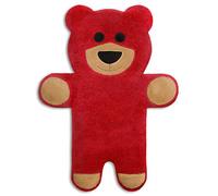 SACO TÉRMICO Leschi de semillas para microondas/para el dolor de estómago/Animal: Oso Teddy, rojo