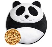 SACO TÉRMICO Leschi de semillas para microondas/para el dolor de estómago/Animal: Panda Bao, negro blanco