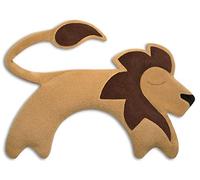 SACO TÉRMICO Leschi de semillas para microondas/para la tensión cervical/Animal: León Juri, beige