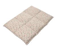 Saco térmico para la espalda - Almohada térmica para microondas y horno - (40x30cm algodón orgánico de lunares con 6 compartimientos, semillas de grosella)
