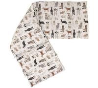 Saco térmico XXL compartimentado en 8 con pepitas de uva 75x20cm | Tejido biológico perros | Almohada térmica para microondas | Calor y frío | Cojín térmico con semillas