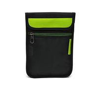 Saco Top Open Cubierta de lona horizontal para ordenador portátil con correa para el hombro para I KALL N9 Dual Sim 3G Calling Tablet (7") - Verde