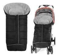 Saco universal con banderines para bebé, cómodo saco para niños pequeños, viene con cordón y cremallera, impermeable y resistente al viento, suave y cálido, extraíble y lavable para cochecito