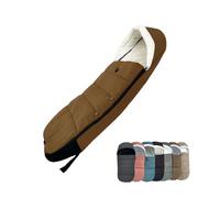 Saco universal para cochecito Babyzen YOYO/YOYO2 y Bugaboo, base Oxford impermeable, fácil de limpiar, funda cálida para cochecitos (estándar, caramelo)