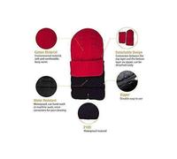 Saco universal para cochecito, funda de algodón para asiento de cochecito, saco de dormir cálido, cubrepiernas