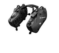 Sacoche Selle Motos Bolsa Lateral para Motocicleta De 18L/28L Alforjas Equipaje Viaje Impermeables, Alforja Universal Bagagerie Moto(18L Black)
