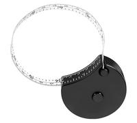 Sacolin Cinta métrica corporal, cinta métrica retráctil de sobresalir automáticamente, medición de cintura, mini herramienta de doble escala, ventana de fácil lectura