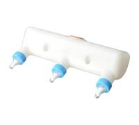 Sacolin Comedero de leche de cordero de 3 litros con 3 tetinas, botella de cabra con chupete simulado, botella de alimentación de silicona de plástico para lechones y corderos, diseño