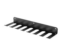 Sacolin Soporte de pared para bates de béisbol para 14 bates, estante de acero al carbono, pantalla de metal negro y soporte de almacenamiento, incluye tornillos y kit de instalación
