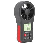 Sacolin Wt87A - Medidor de velocidad del viento, anemómetro de mano de alta precisión con pantalla multiunidad, LCD retroiluminada, lecturas máximas/mínimas/medias, 7.1 x 5.1 x 2.4 pulgadas