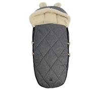 Sacos de abrigo marca KAISER. Modelo Fleece-FuÃŸsack XL Ears Wool Fütterung aus 100% Schafwolle für Kinderwagen und Buggy - Anthracite Melange