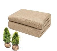 Sacos de Arpillera para Plantas | Protector Grueso,Bolsas Reutilizables Naturales Para Carrera De Sacos | para Patio Invernadero Granja Cuidado Árboles Protección Climática Jardín Exterior