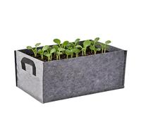 Sacos De Crecimiento De Plantas | Bolsas De Crecimiento De Tela No Tejida Para El Cultivo De Verduras,Plantador Espesa - Para Jardín Terraza Interior Exterior Cama Plantadora Elevada Patio trasero E