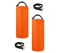 Sacos de de verano con protección solar, paquete de 2 bolsas de peso Oxford de poliéster, 50 x 17,5 cm, 350 g, con ganchos de cordón para suelo , el soporte para las piernas con dosel