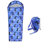 Sacos de dormir para niños, sacos de dormir de camping con bolsa de transporte, saco de dormir compacto para senderismo, mochileros, 3 estaciones, clima cálido y fresco, ligero, impermeable, viajes al