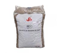 Sacos de Pellets Din Plus A1 15kg de madera 100% conífera 100% natural, para estufas y calderas de biomasa 6mm - HP5