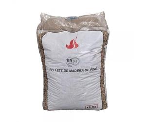 Sacos de Pellets Din Plus A1 15kg de madera 100% conífera 100% natural, para estufas y calderas de biomasa 6mm - HP5